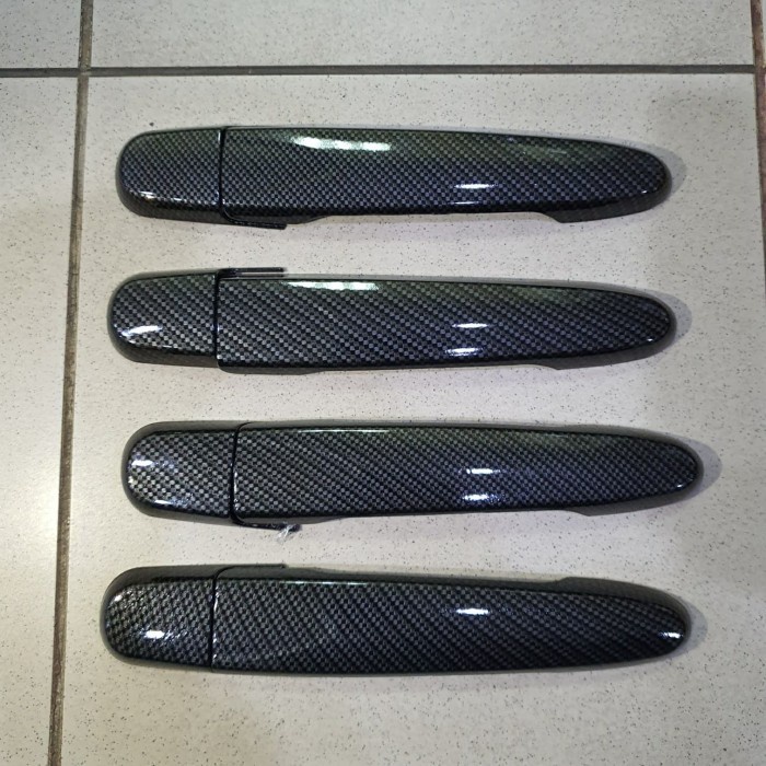 COVER HANDLE PINTU CARBON MOBIL ALL NEW AVANZA VELOZ XENIA 2012-2021