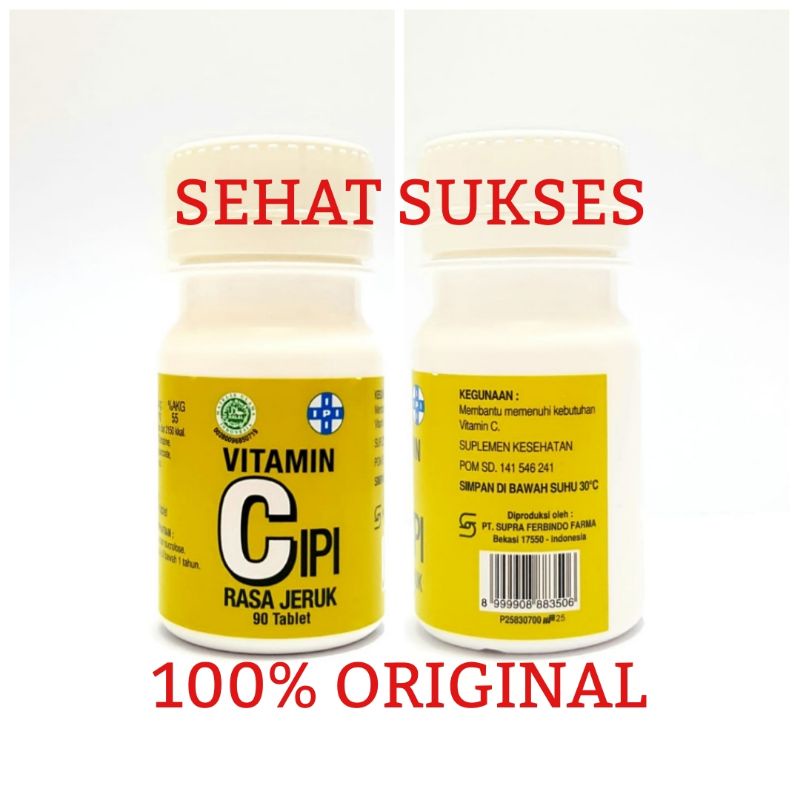 Vitamin Ipi C ( Rasa Jeruk)