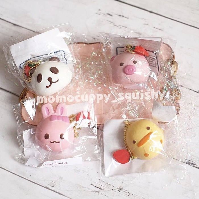 Squishy licensed mini animal series by mother garden / creative yoko