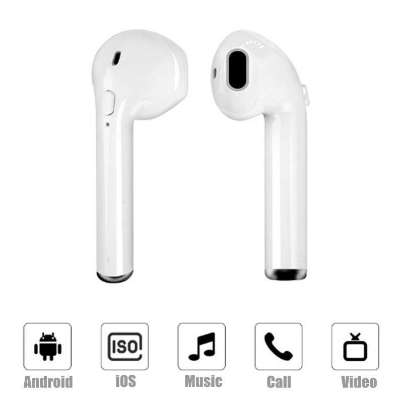 Headset Bluetooth I7s Kualitas Grade A