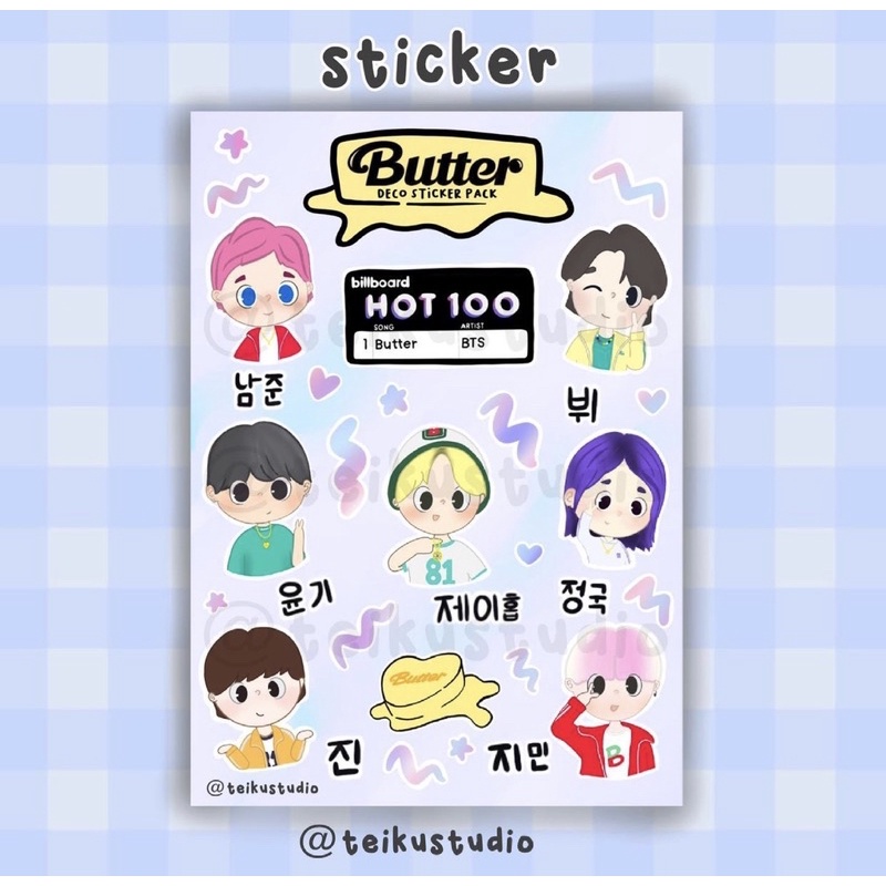 

Butter Deco Sticker by Teiku Studio