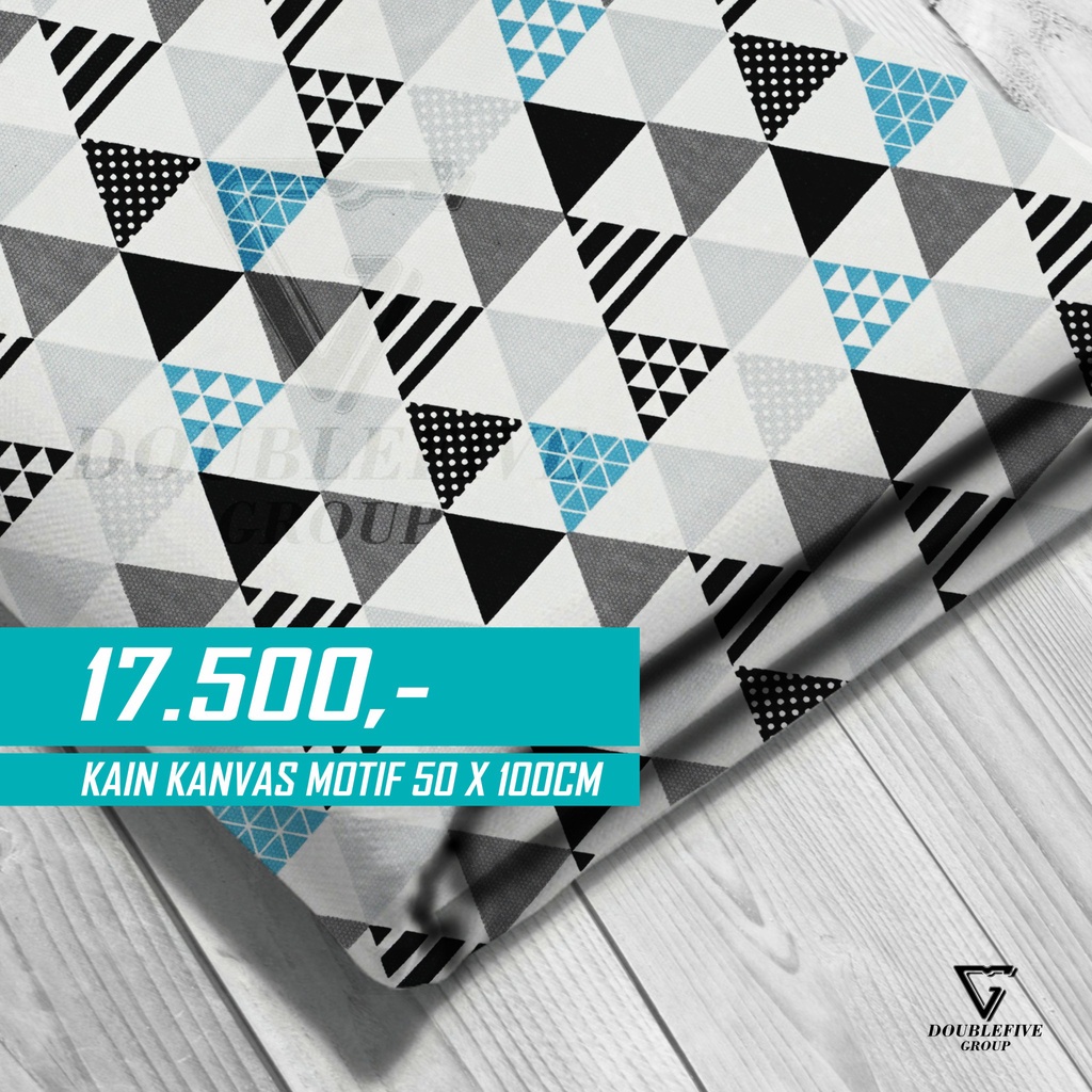 KAIN MOTIF TEBAL HARGA GROSIR KANVAS MOTIF TRIBAL 0.5 M X 1.5 METER