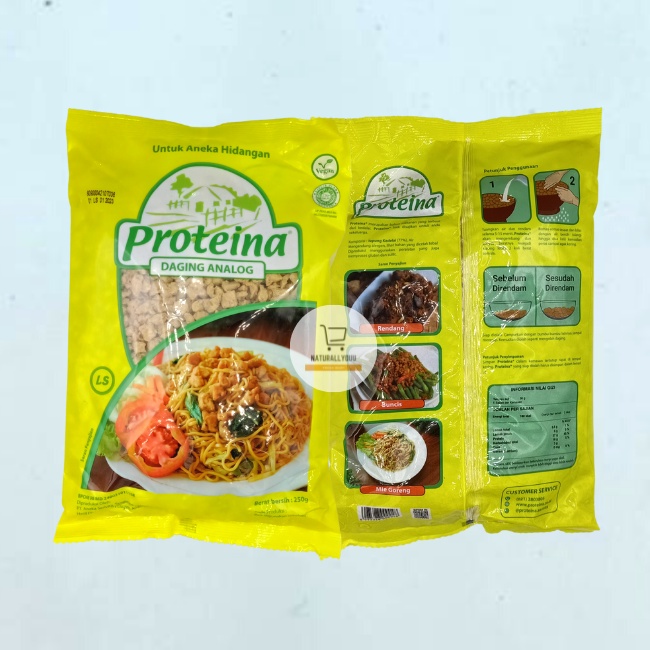 Proteina Campuran Ayam Bakmie Hasil Olahan Kedelai Vegetarian 250gram