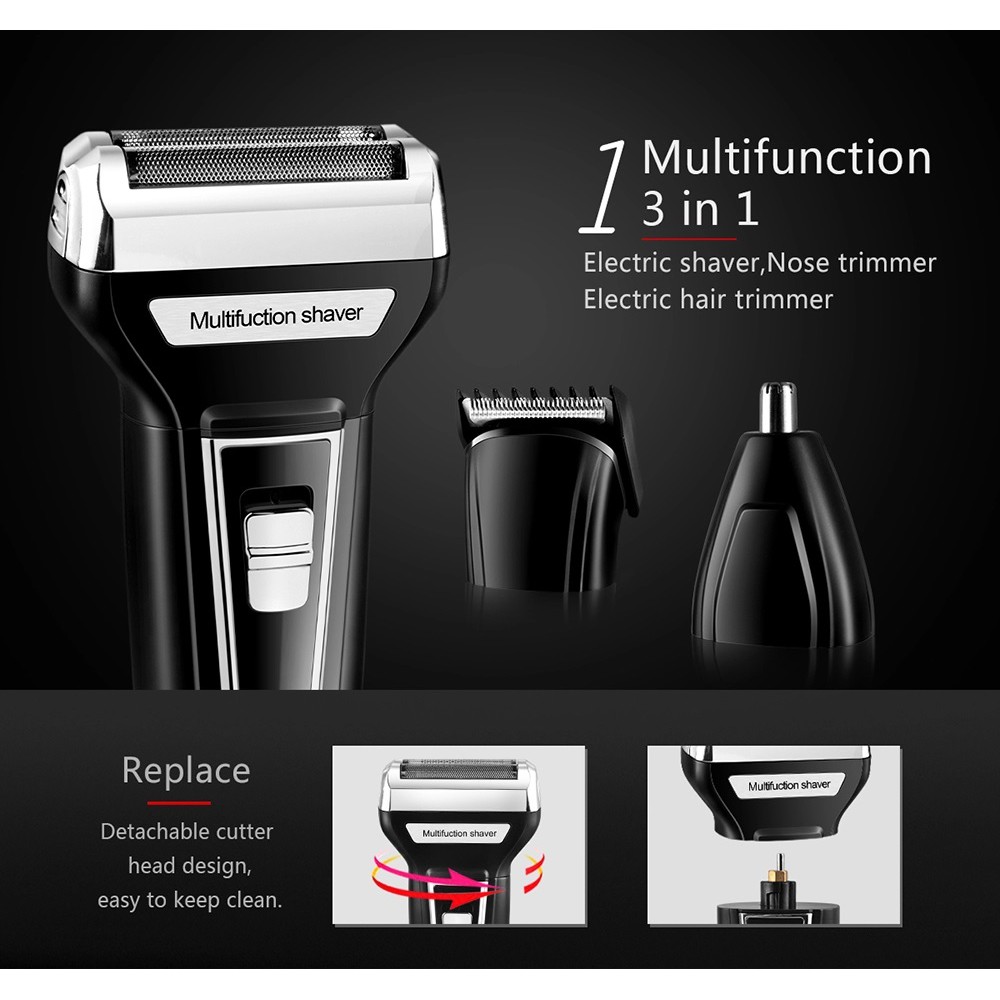 KEMEI Men's 6 in 1 Hair Trimmer KIT Electric Haircut Machine, Cordless  KM-5031