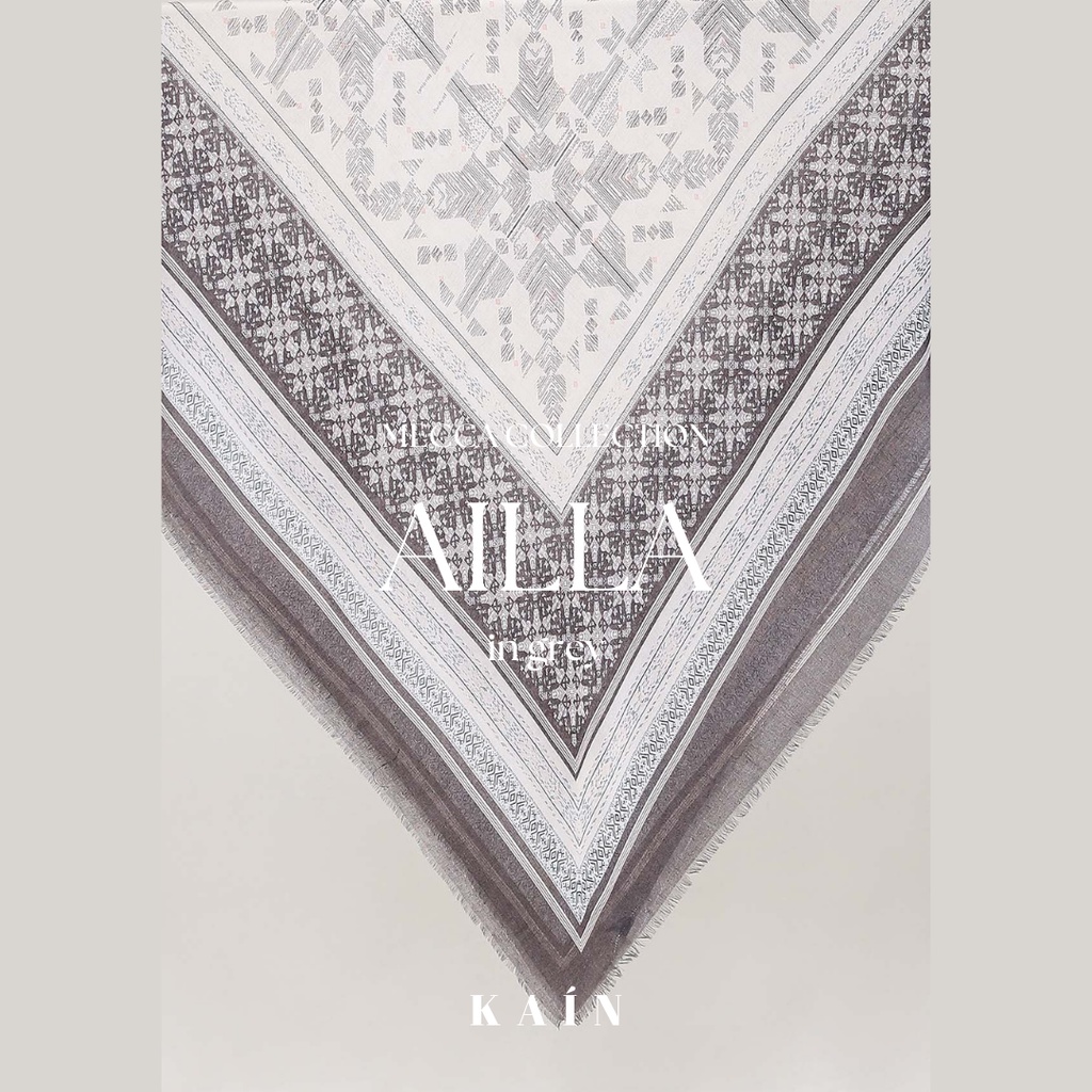 SHOPKAIN Ailla shawl in Grey - MECCA COLLECTION