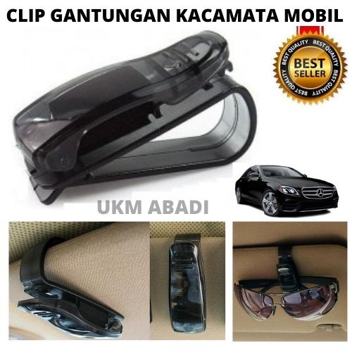 Klip Gantungan Kacamata Mobil Mounted Sunglasses Clip Hanger 111162