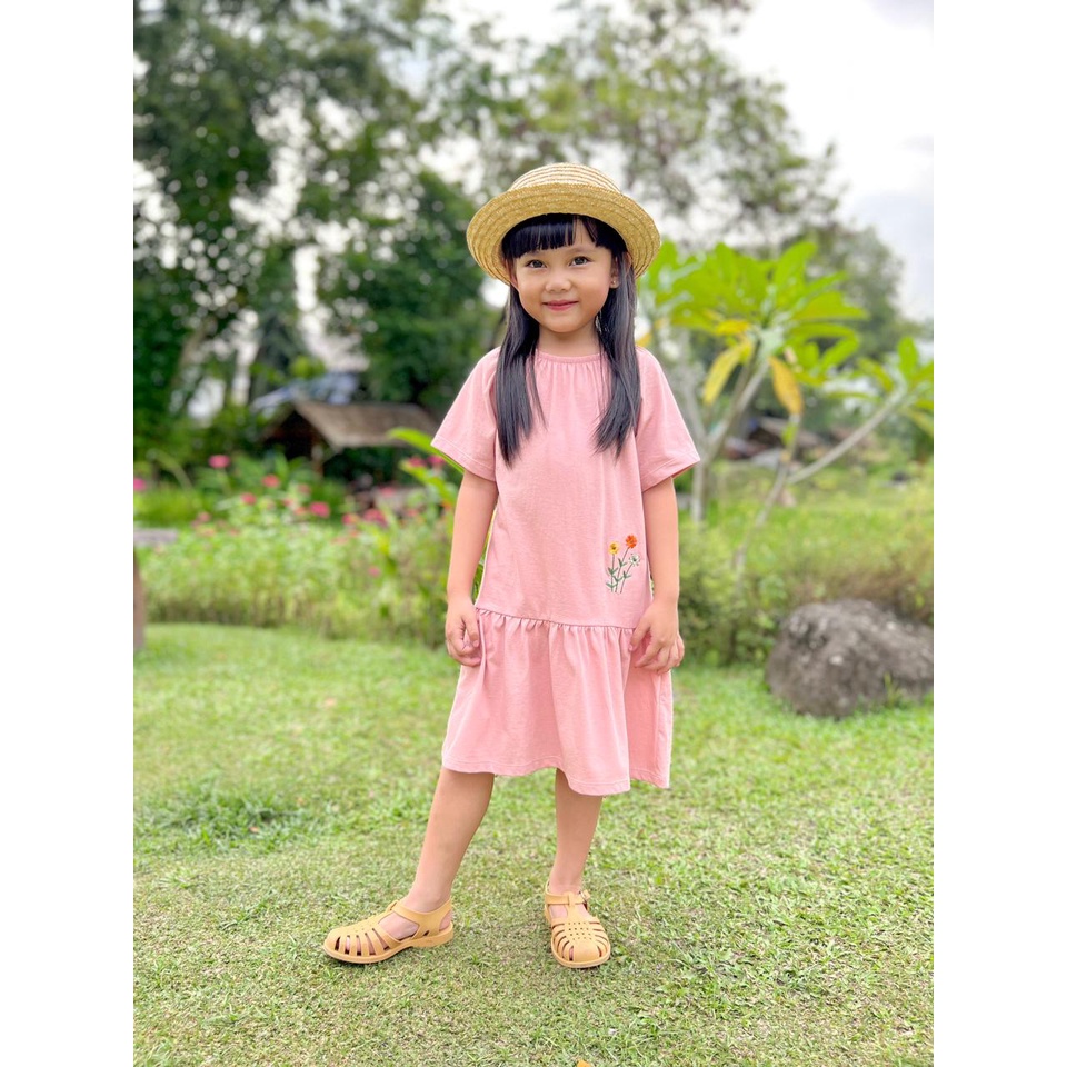 PROMO 7.7 Smilee Dress Camelia 1-5 Tahun Lucuna Dress Fashion Bunga Anak Perempuan