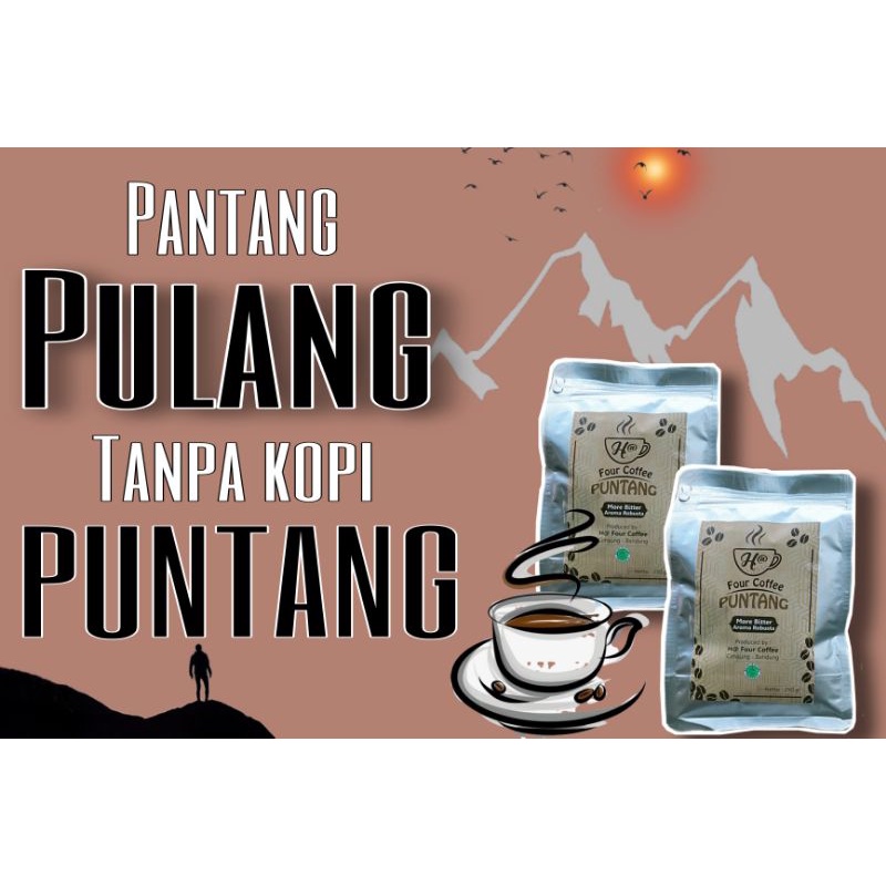 

KOPI ROBUSTA Puntang/original dari gunung puntang/premium kopi