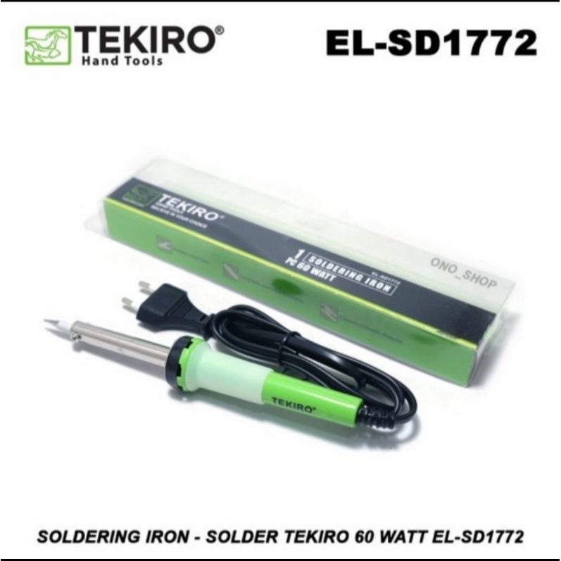 TEKIRO SOLDER LISTRIK 60 WATT SOLDERING IRON 60 WATT ALAT SOLDER LISTRIK TEKIRO