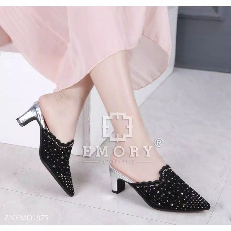 SEPATU HEELS WANITA EMORY  ZNEMO 1875