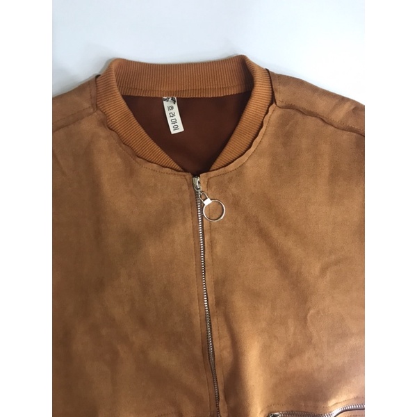 PRELOVED JAKET SUEDE