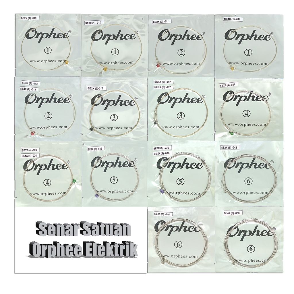 Orphee SE Senar Satuan Elektrik Single String