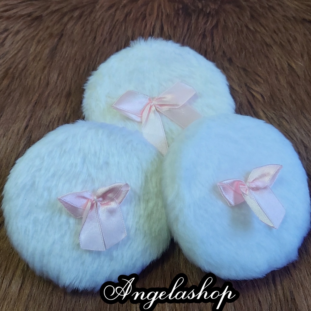 Sponge Bedak Tabur super Cute good Quality 10cm/ Spon Bedak Baby Besar/SPON BEDAK MURAH