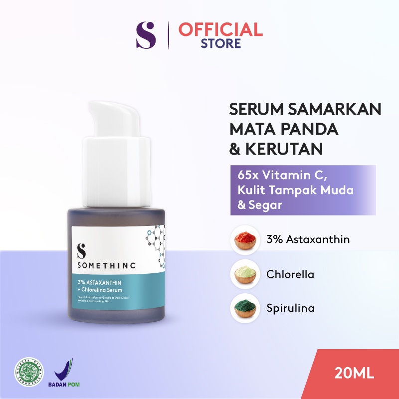 ✨ AKU MURAH ✨SOMETHINC 3% Astaxanthin + Chlorelina Serum 20ml