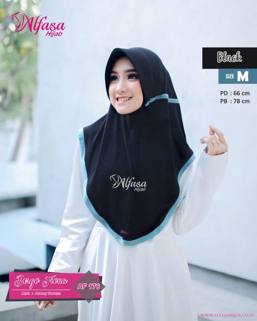 BERGO FIONA BY ALFASA HIJAB/  JILBAB SERUT KOMBINASI