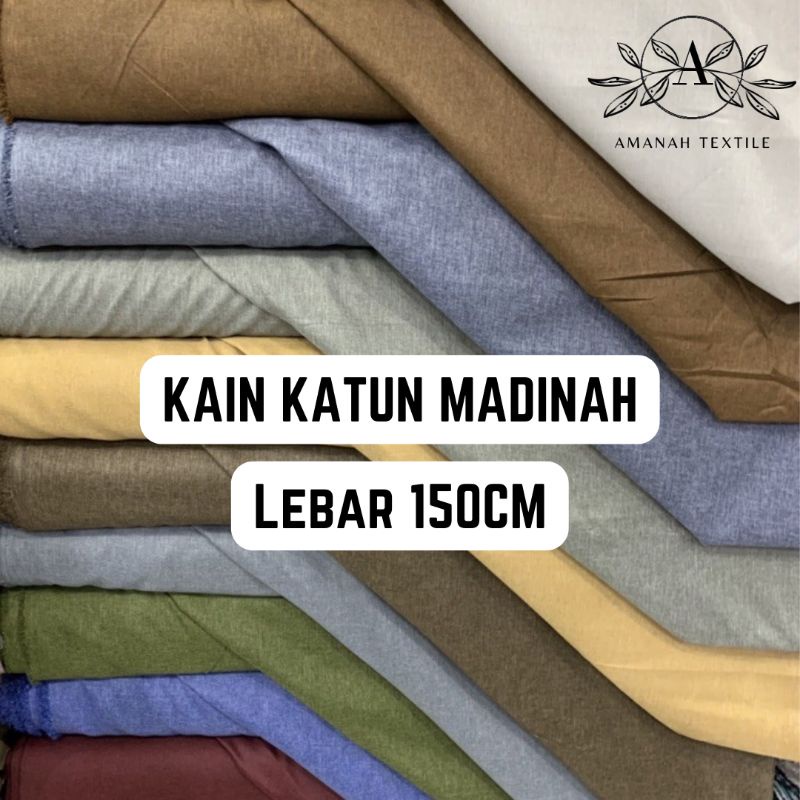 KAIN KATUN MADINAH LEBAR 1,5M (TIDAK JUAL KW)