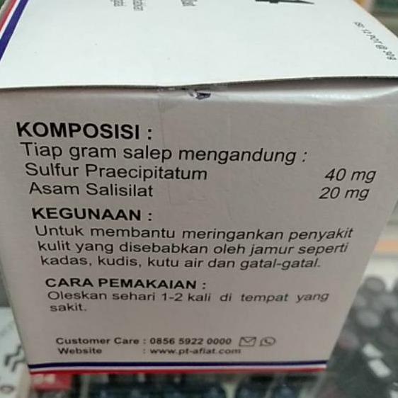 10.10 Product HOT Salep 2-4 Afiat 30 Gram Box Isi 12 untuk Kulit Kudis dan Jamur