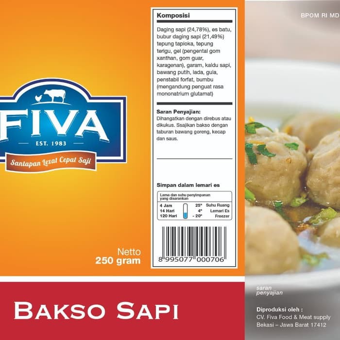 

Bakso Sapi 250 gram 25 pcs - 1 KG 100 pcs termurah