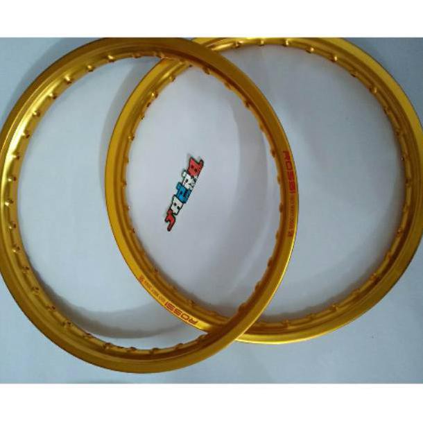 Velg Rossi Pelek Rossi Veleg Rosi Pelek Rosi Ring 17 1Set Depan Belakang Terbaru Bosku.