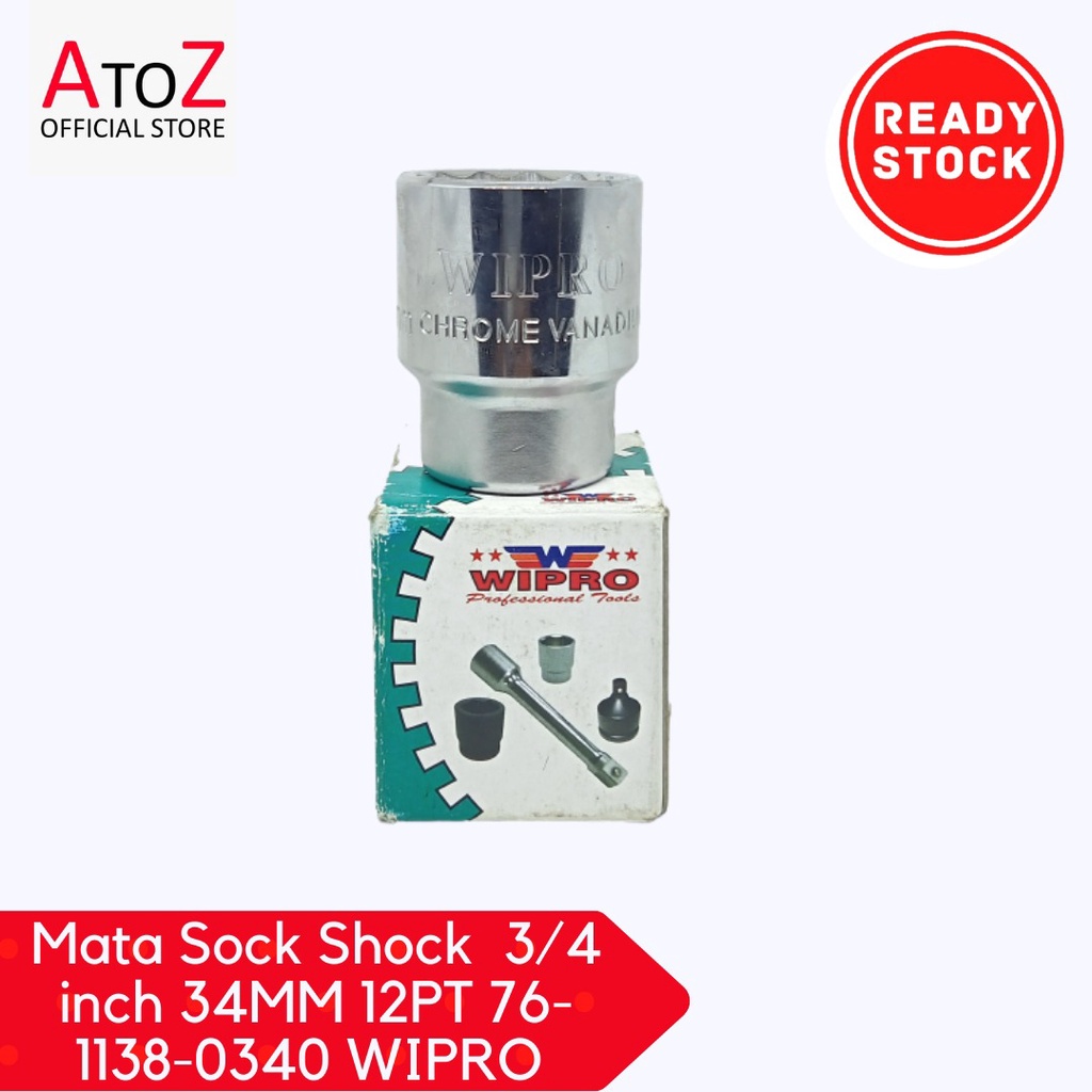 Mata Sock Shock  3/4 inch 34MM 12PT 76-1138-0340 WIPRO