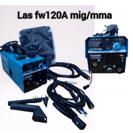 READY STOK!!!MESIN LAS FUJIYAMA 2 FUNGSI MIG/MMA 120A / FUJIYAMA FW120MIG/MMA