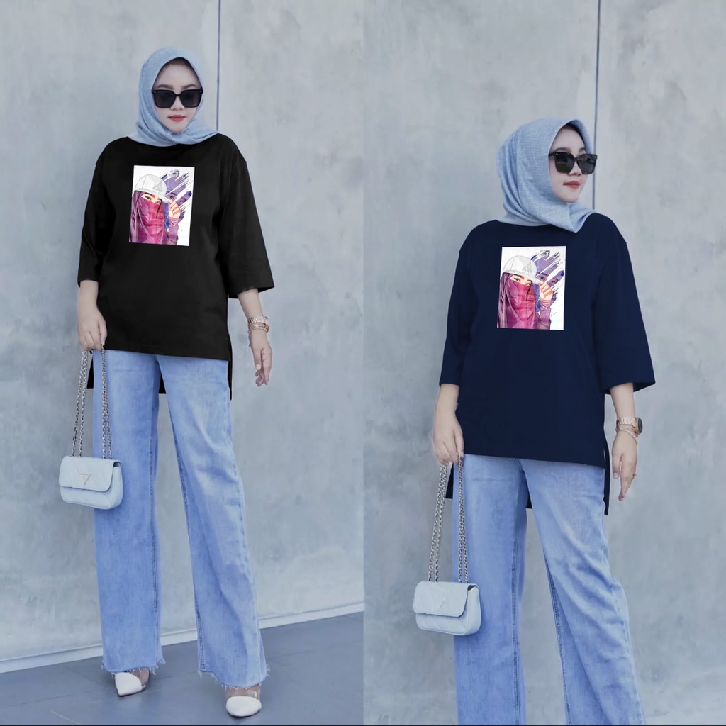 GR ATASAN OVERSIZE BASIC KAOS JUMBO PRINT DTF SR106