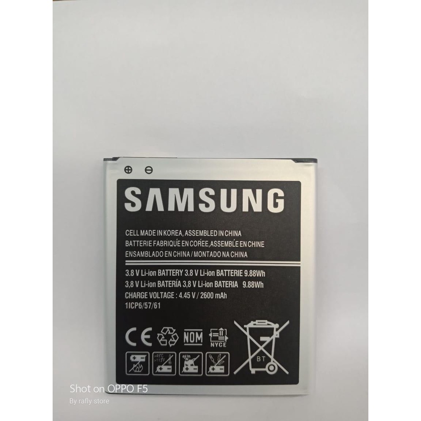 Rafly; Batrai Samsung J5 / J5 2015 / J500 / J500f (EB-BG530CBE) Baterai Handphone Batre Android Battery Batere Samsung Galaxy J5 2015 / J500 / J500f (EB-BG530CBE) 2600mAh / Rafly store