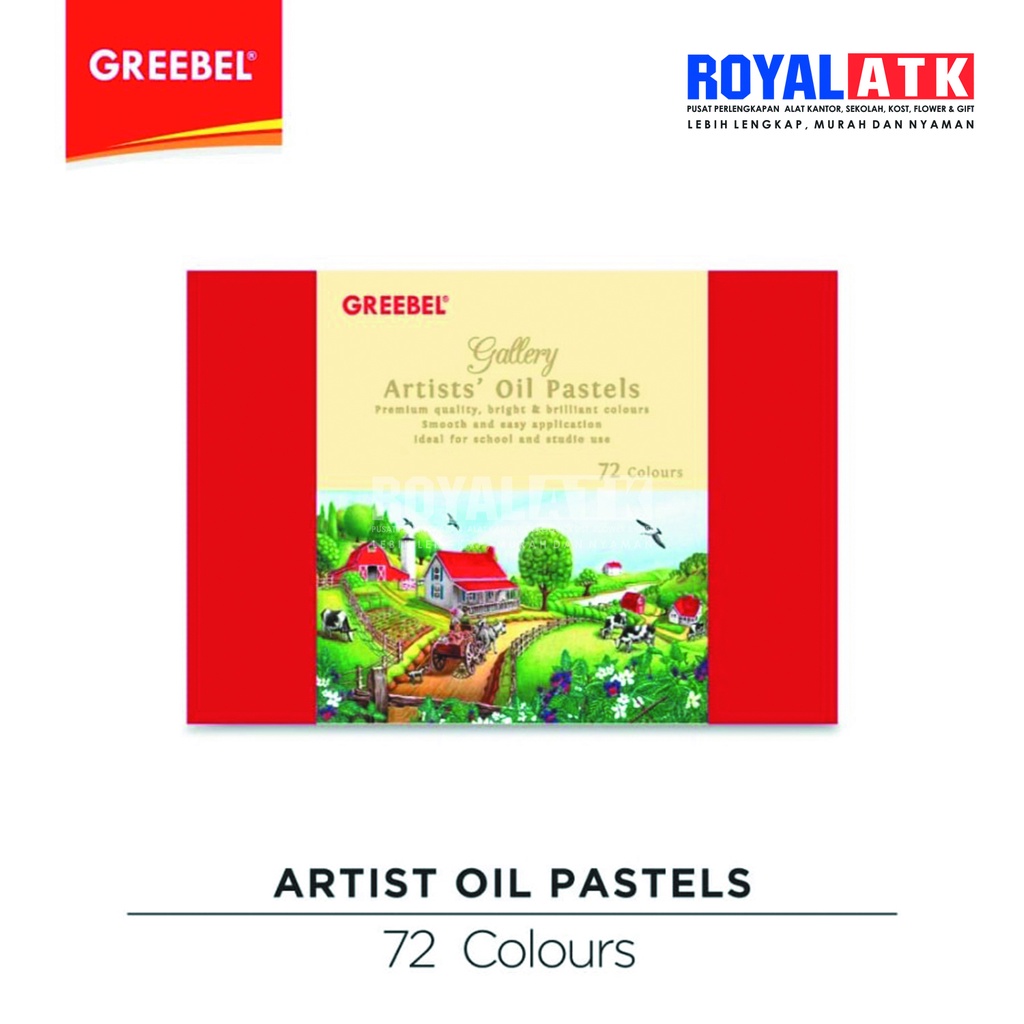 

Artist Oil Pastel 72warna Greebel 130672-72C Crayon Greebel 72 Colours