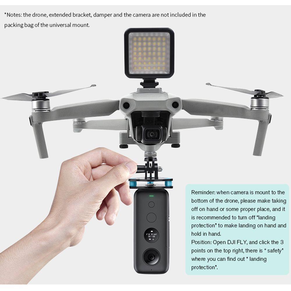 Preva Untuk DJI Mavic Air2/2S Plastik Isi Aksesoris Lampu Panoramic Action Camera Transfer Untuk Action2