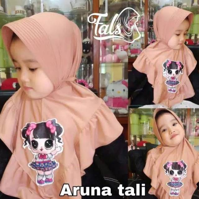 Kerudung Anak LED ARUNA TALI usia 3-6 th (Bisa Nyala)