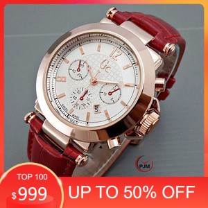 COD Jam Tangan GC Guess Collection Chrono Kulit  # GC001 # JAM TANGAN MURAH