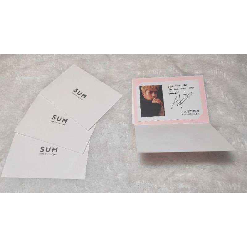 EXO SEHUN OFFICIAL BIRTHDAY CARD