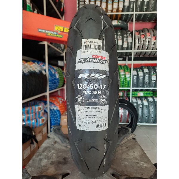 CORSA PLATINUM R93 110/70-17,120/60-17,130/70-17,150/60-17,160/60-17 TUBELESS