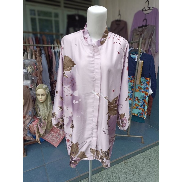 Tunik Lilac Dior Silk Premium