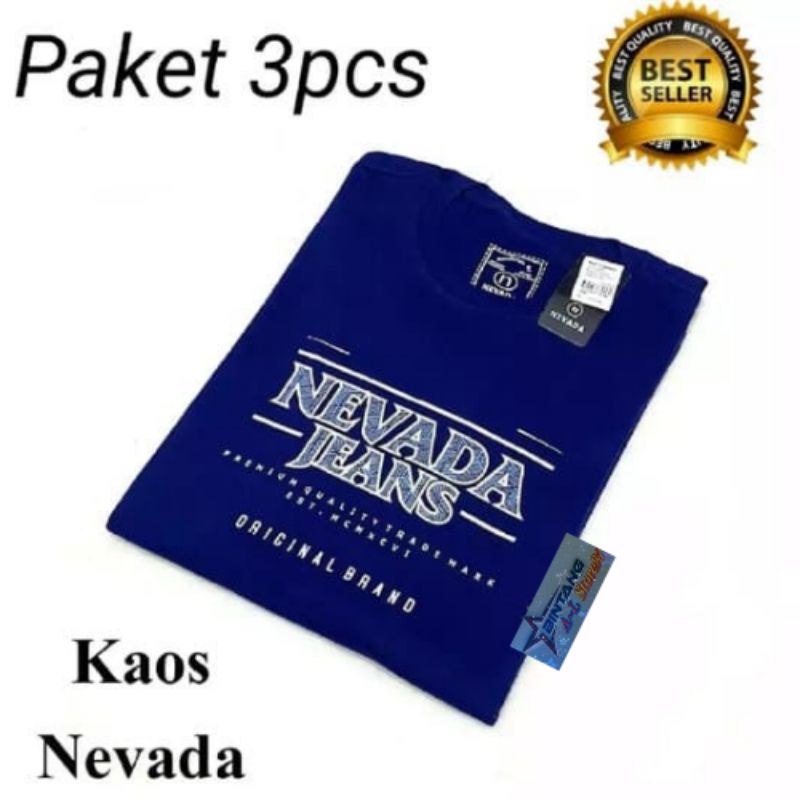 kaos Nevada brand matahari unisex/ kaos Nevada pria wanita terbaru/ kaos wanita pria masa kekinian