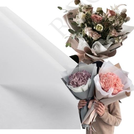 

10 Lembar Pear Paper - Bungkus Bunga - Kertas Kado - Black