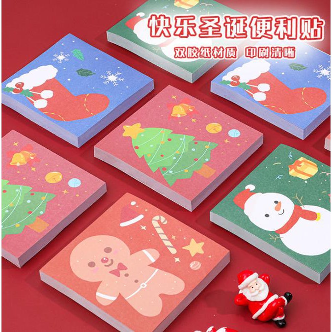 

MEMO KOTAK NATAL STICKY NOTES SANTA POST IT CHRISTMAS - SNOWMAN DOLL