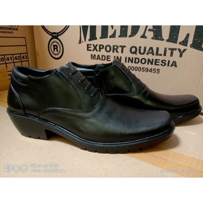 SEPATU KULIT PRIA SEPATU MEDALI PDH SEPATU BOOTS SEPATU PRIA DEWASA SEPATU KERJA SEPATUKULIT SEPATU MURAH