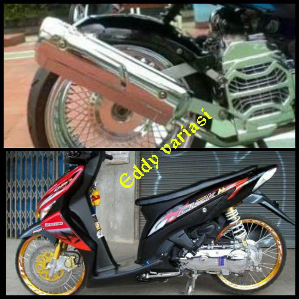 Variasi Vario 110 Karbu Chrome 3 Barang Sor686 Cena Motors