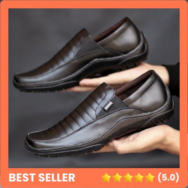 Sepatu Slop Pria Cevany CORZA Sepatu Kasual Slip On Fashion Pria Santai Kerja Murah