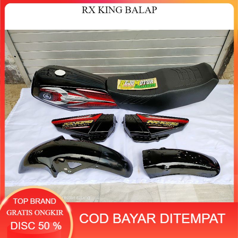 BODY SET RX KING TANGKI SET HITAM ORIGINAL