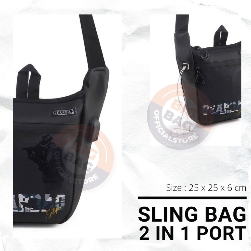 PTS -Tas Selempang Pria / Wanita GEAR BAG 13128 - THE LEGION SLINGBAG Tas Pria Tas Bahu Sling Bag Tas