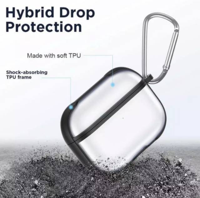 Hybrid MATTE Protective UNTUK FOR Airpods 1 2 3 PRO case casing cover Bumper Glare Airpod