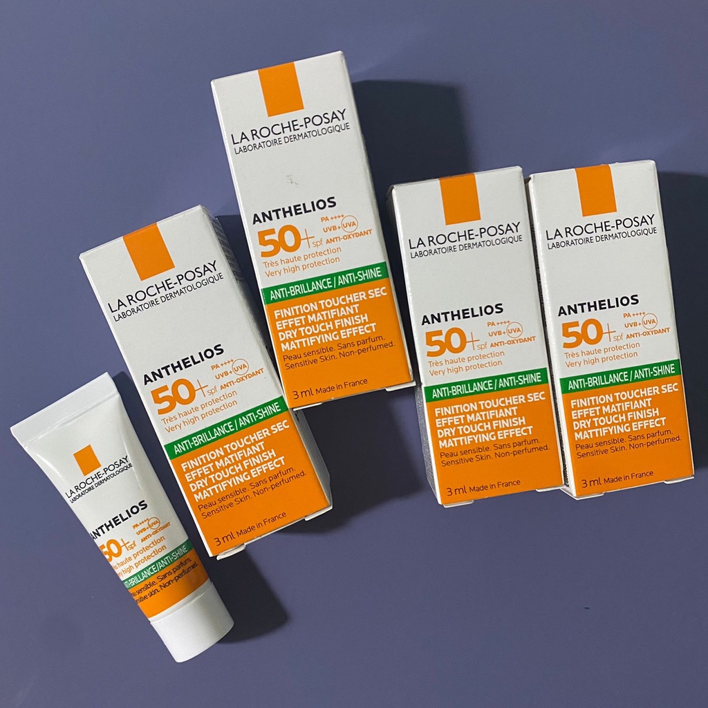 La Roche Posay Anthelios Dry Touch Bundle SPF 50+ PA++++ MINI 3ml - Sunscreen Kulit Berminyak/ Sensi