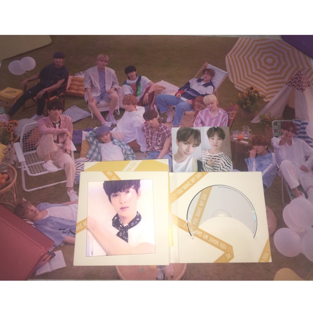[Meet Ver.] ALBUM SEVENTEEN - YOU MAKE MY DAY YMMD Dk Hoshi Jun photocard lenticular