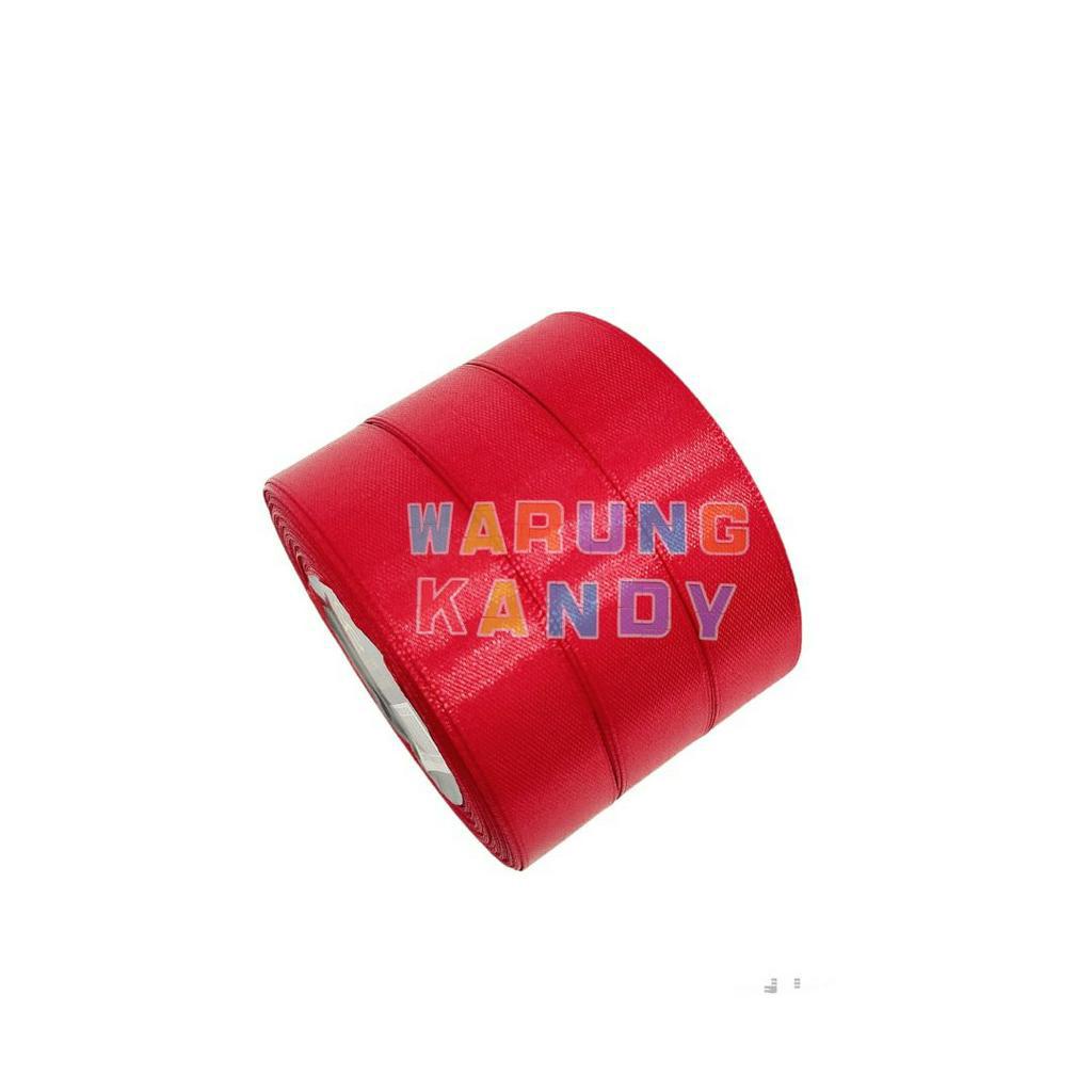 Pita Saten / Satin 3/4“ Merah Cabe PAK