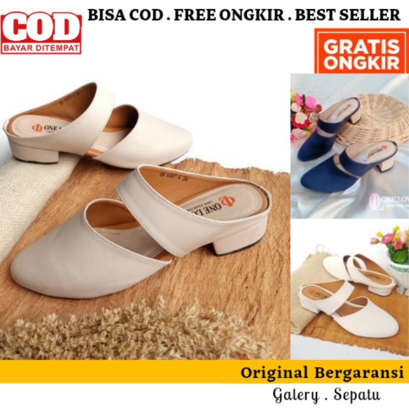 Sepatu Hak Tahu Wanita Tinggi 5 Cm Sepatu Hells Wanita One Love Original Branded Sendal Cewek Dewasa