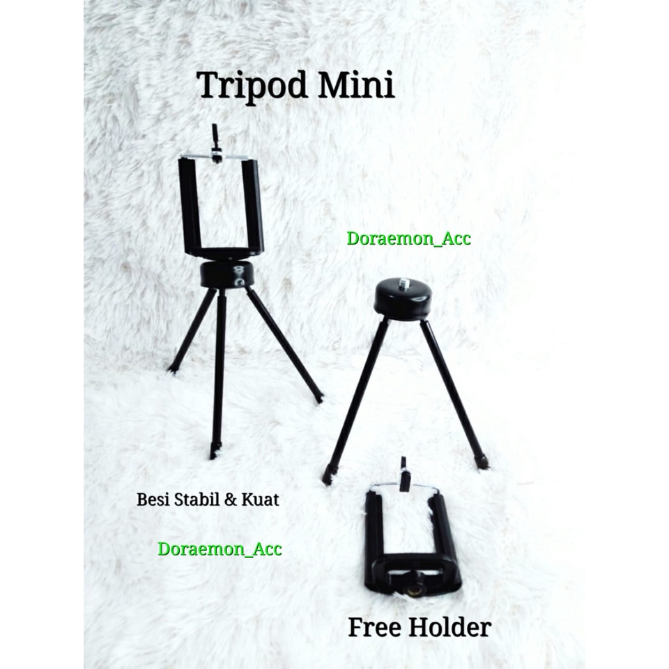 Tripod Mini Besi Stabil Dan Kuat Camera Hp