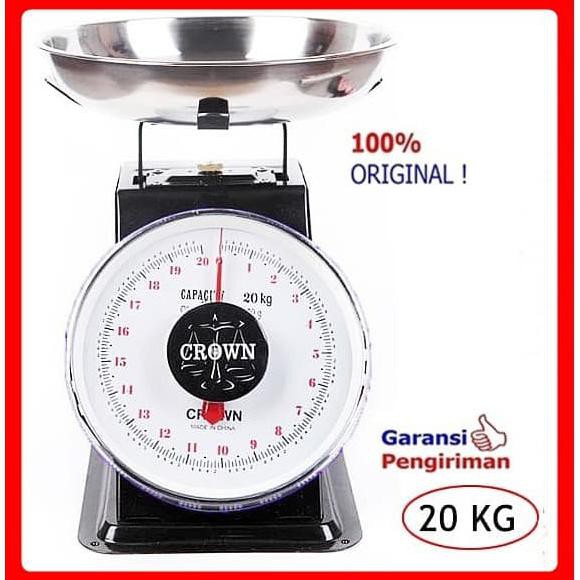 Timbangan Duduk Timbangan Buah 20 Kg Crown