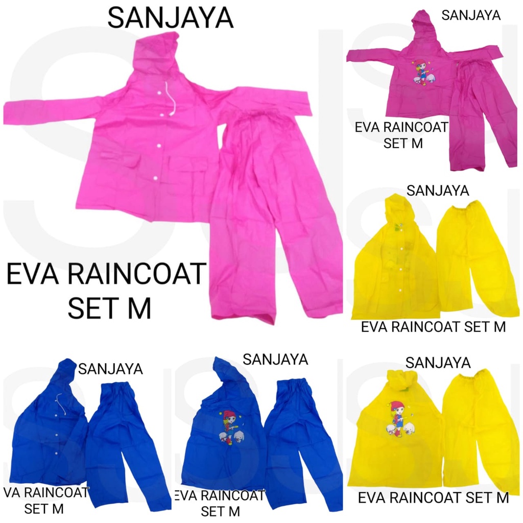 JAS HUJAN / JAS HUJAN SETELAN / MANTOL / JAS HUJAN ANAK / RAINCOAT / EVA RAINCOAT SET